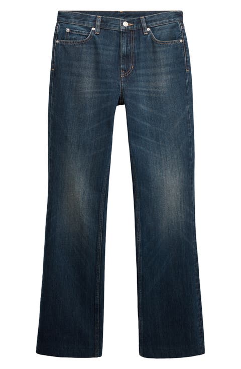 Distressed Flared Jeans