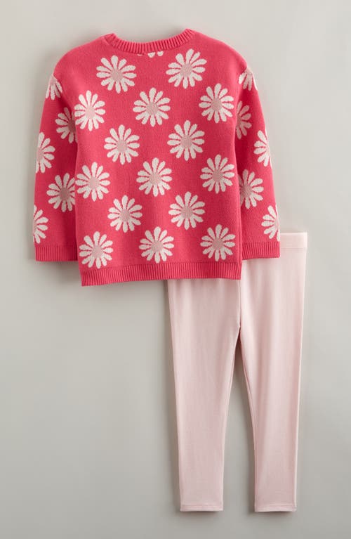 Tucker + Tate Jacquard Sweater & Pants Set In Pink