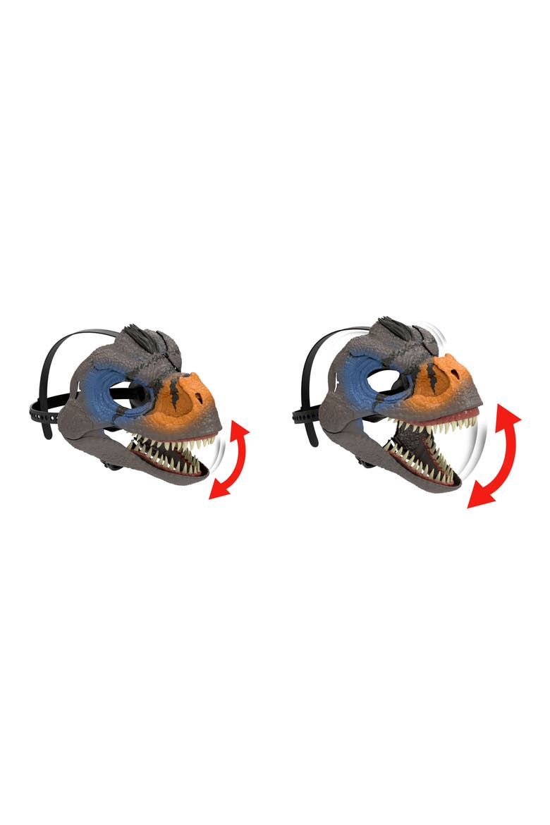 Snarlin Sounds Velociraptor Mask With Roar & Growl Sounds, Alternate, color, NONE