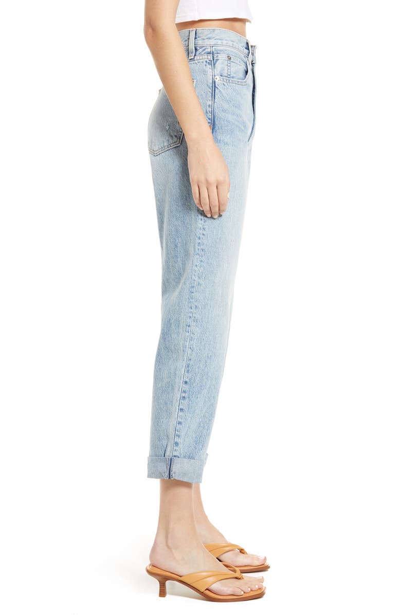 SLVRLAKE Dakota High Waist Relaxed Boyfriend Jeans, Alternate, color, 