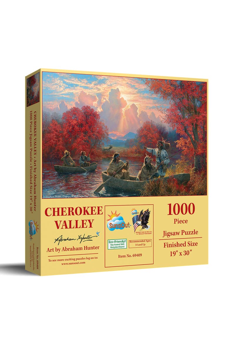 Cherokee Valley 1000 piece Jigsaw Puzzle for Adults, Main, color, Multicolor