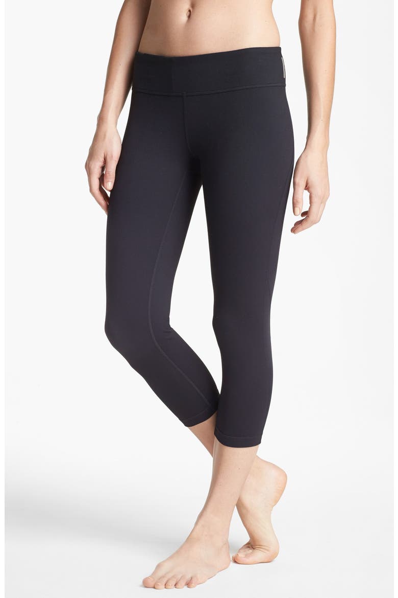 Live In Streamline Reversible Capris, Alternate, color, BLACK