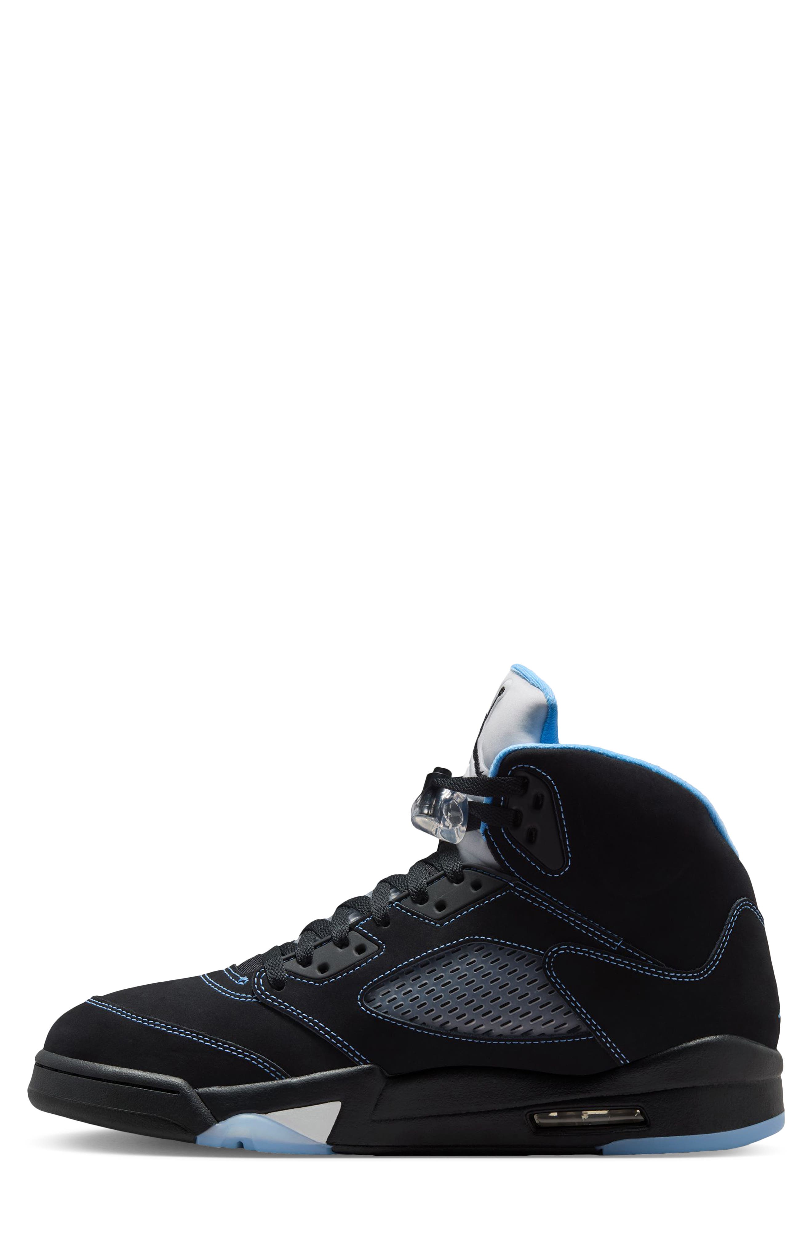 Air Jordan 5 Retro Basketball Sneaker, Alternate, color, BLACK/ MULTI-COLOR