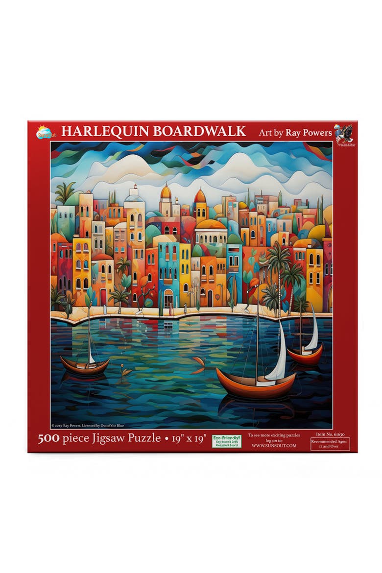 Harlequin Boardwalk 500 piece Jigsaw Puzzle for Adults, Alternate, color, Multicolor