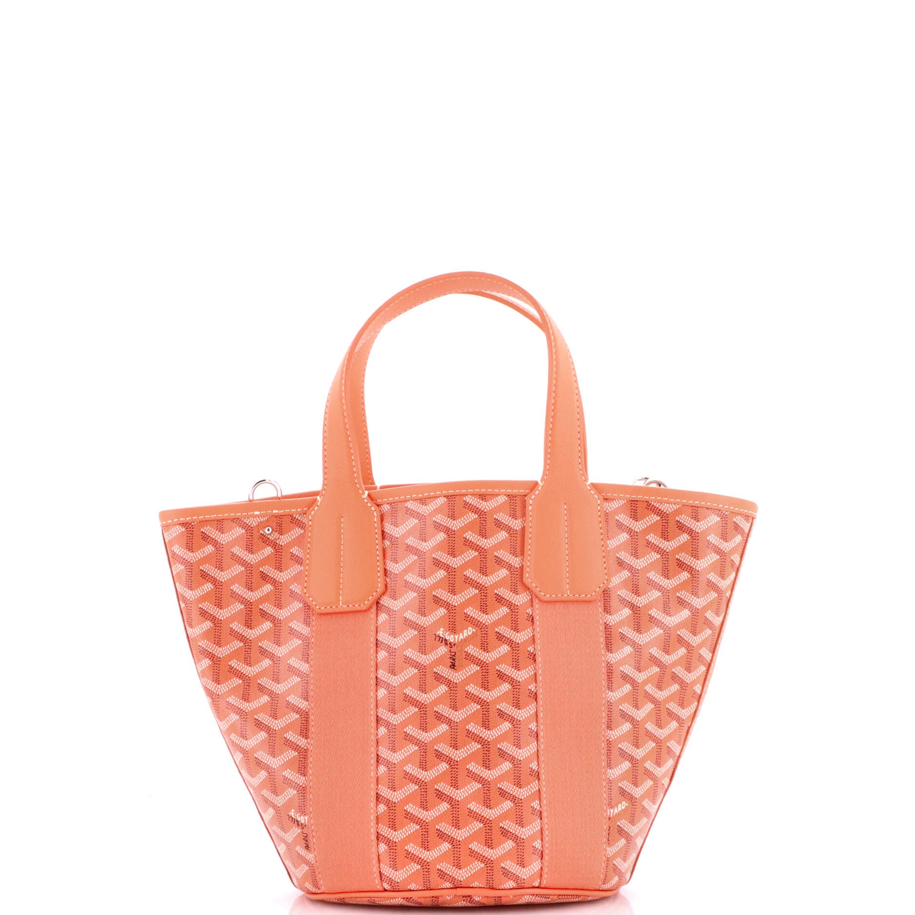 Pre-Owned Goyard Belharra Tote Coated Canvas PM, Alternate, color, Pink