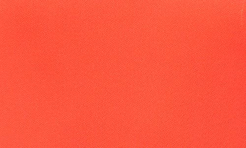Cece Sleeveless Crepe Knit Polo In Orange