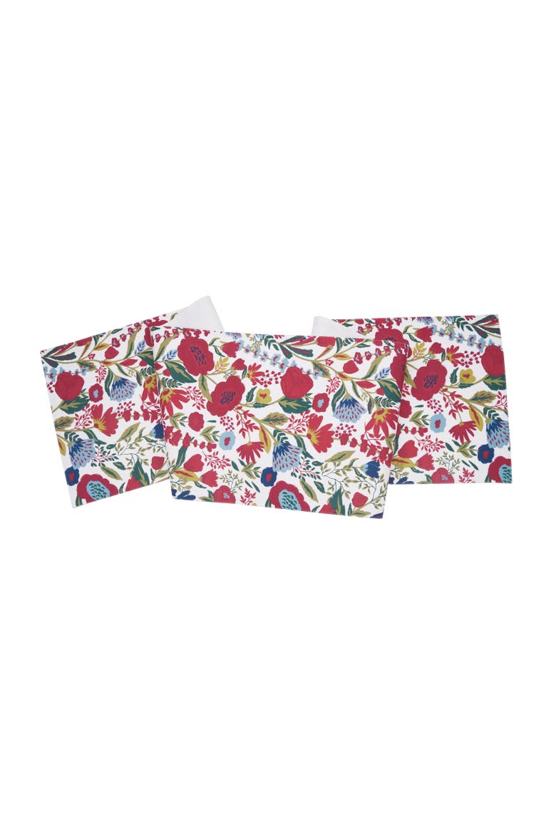 Bella Winter Table Runner 13" x 72", Main, color, Red
