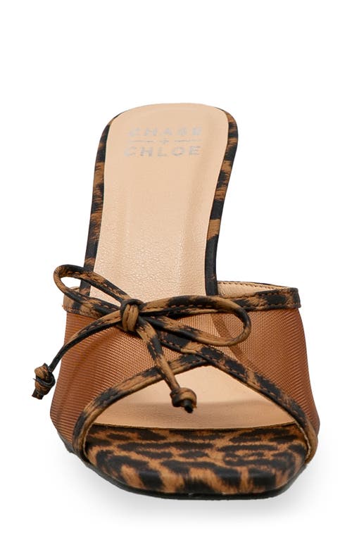 Chase & Chloe Chase And Chloe Baela Mesh Sandal In Black