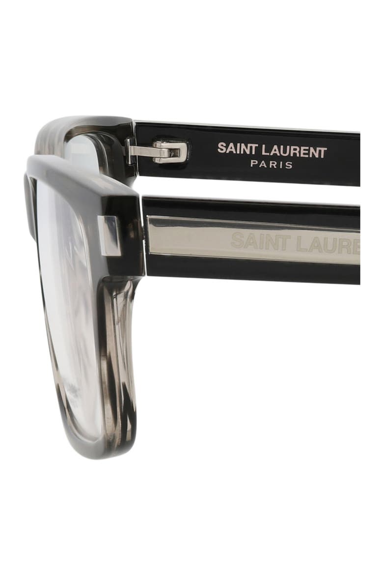58mm Rectangle Optical Frames, Alternate, color, HAVANA CRYSTAL TRANSPARENT