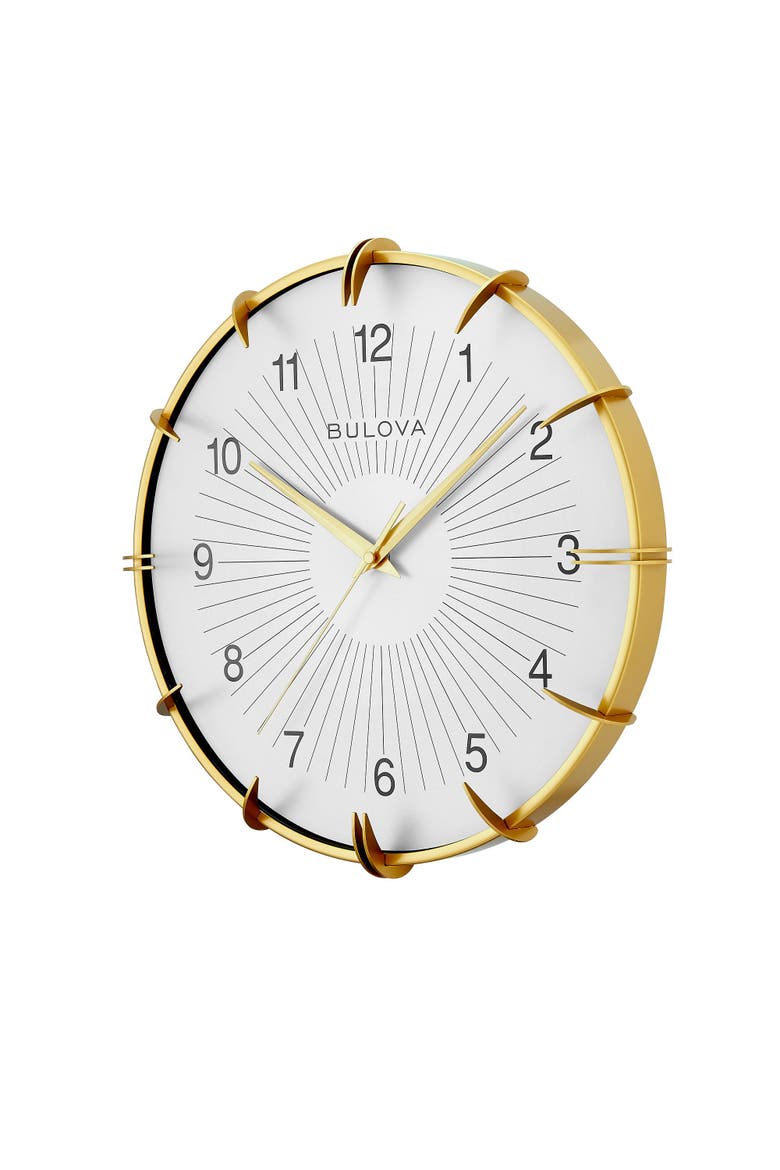 Citatation Retro Wall Clock, Alternate, color, White