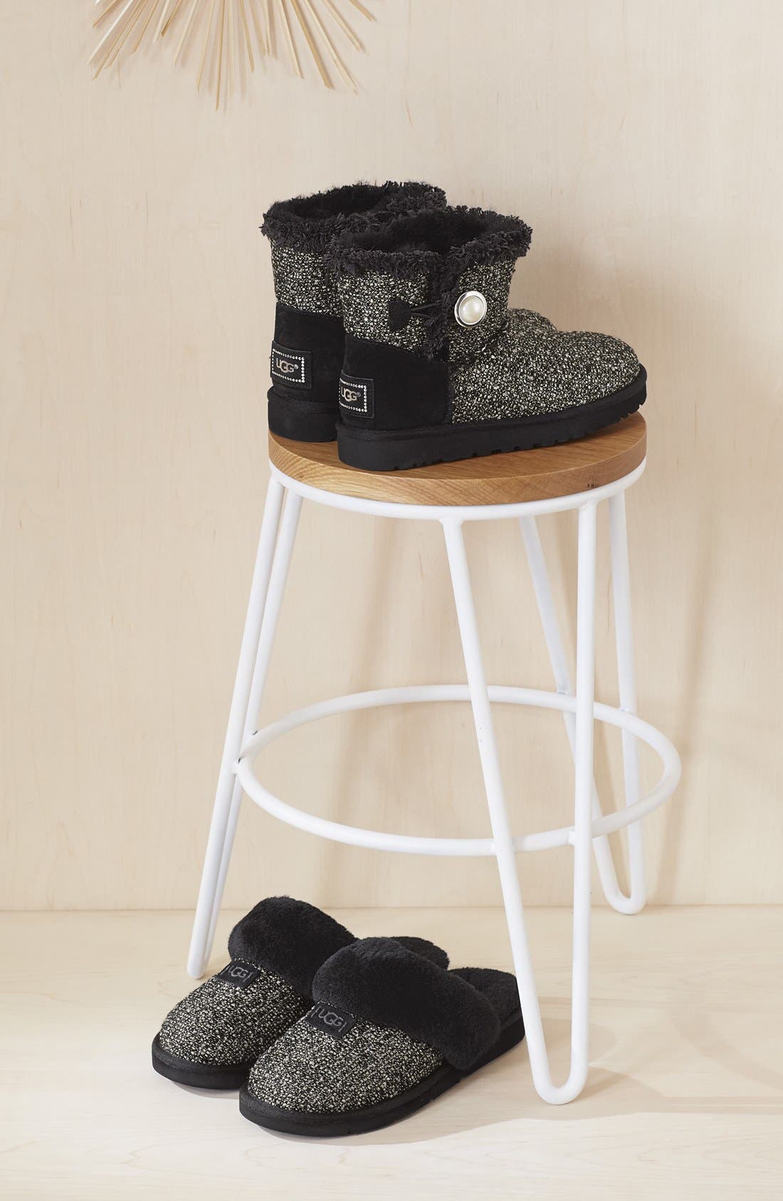 UGG<sup>®</sup> Australia 'Cozy - Fancy' Slipper, Alternate, color, 