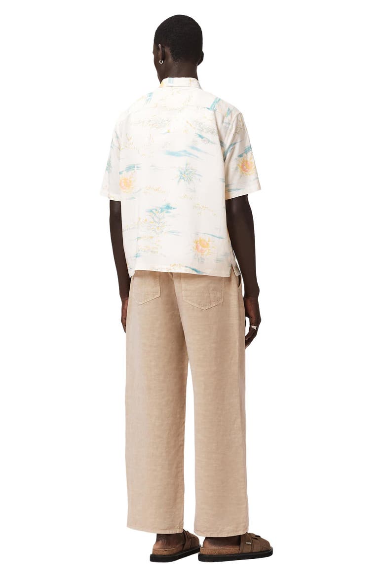Korten Wide Leg Pull-On Pants, Alternate, color, SAND BROWN