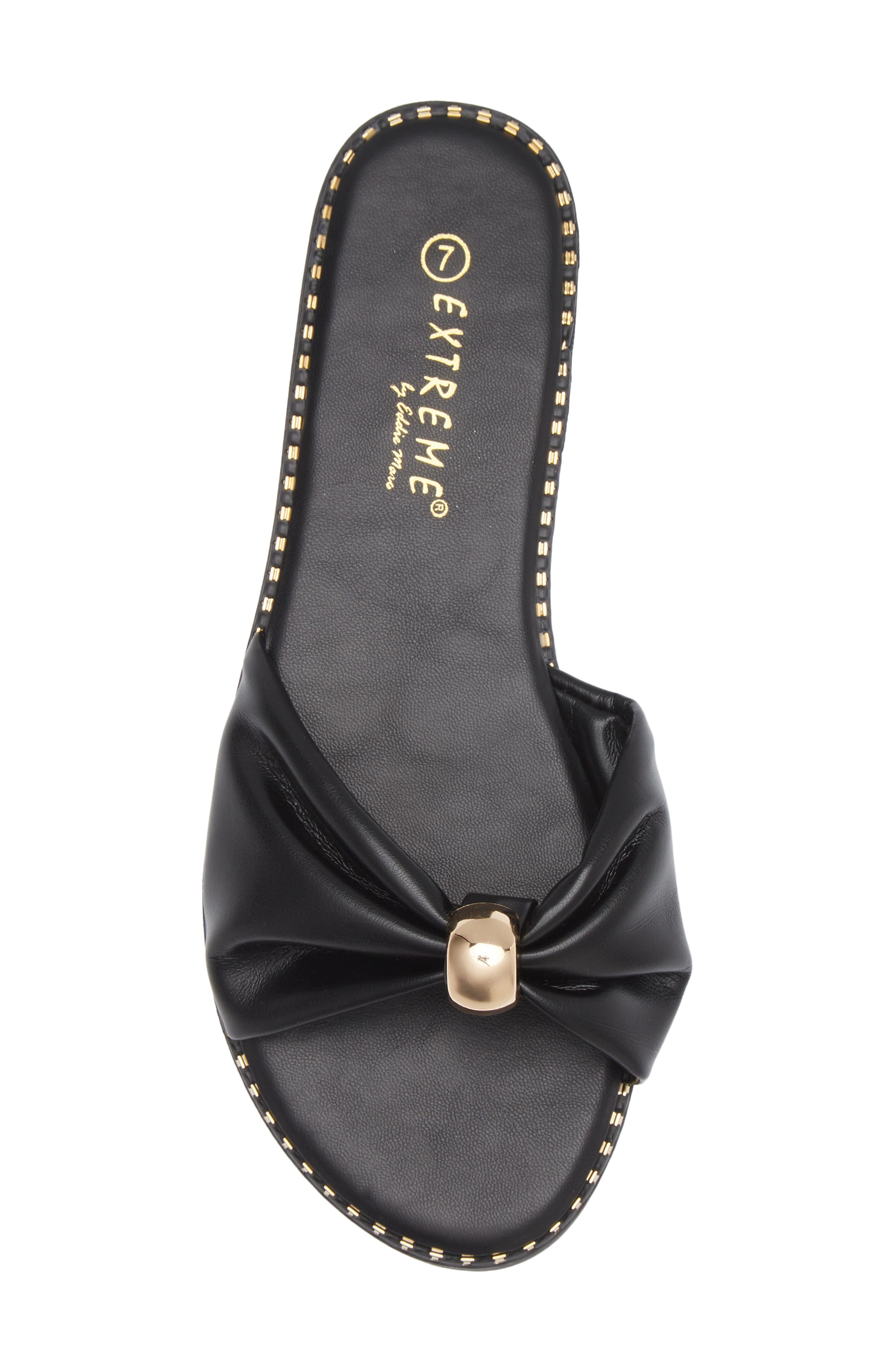 EXTREME BY EDDIE MARC Calista Slide Sandal, Alternate, color, Black