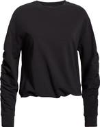 Zella Cinch Side Long Sleeve Top