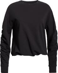 Zella Cinch Side Long Sleeve Top