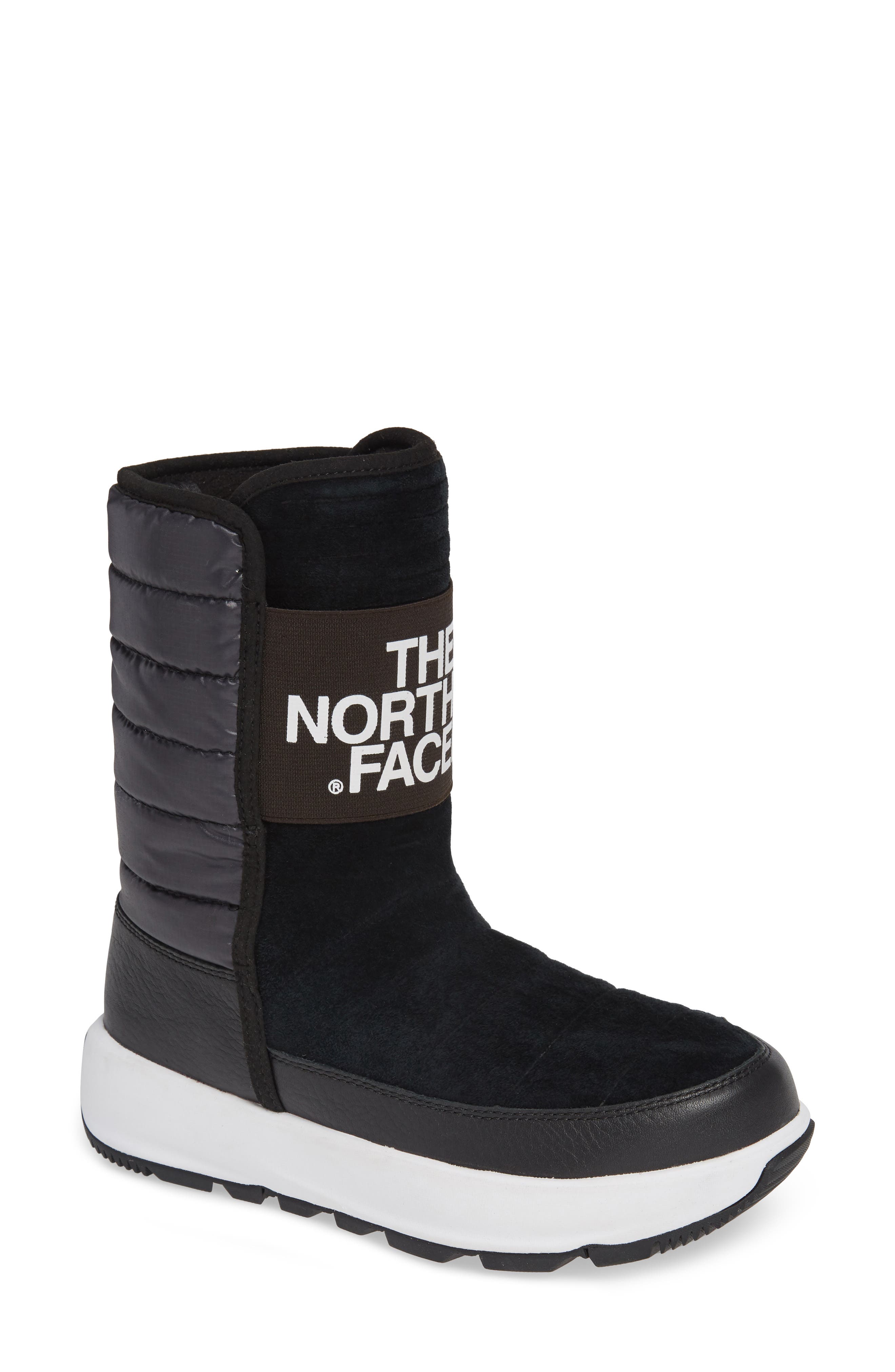 Ozone Park Waterproof Boot, Main, color, BLACK/ WHITE
