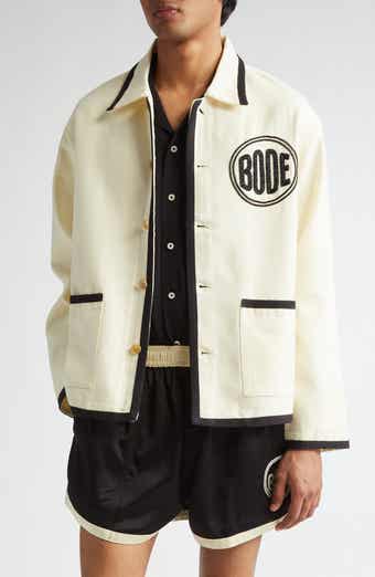 Bode Matchstick Stripe Suede Jacket | Nordstrom Bode Matchstick Stripe Suede Jacket | Nordstrom