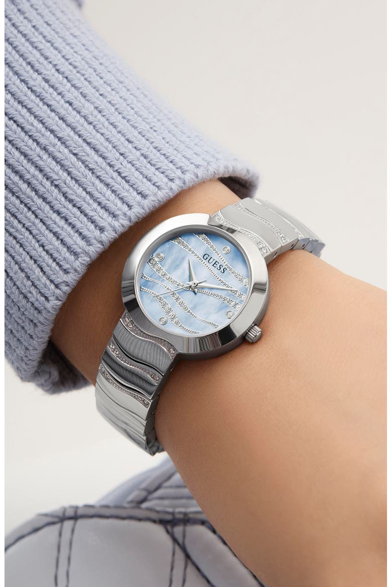 Laguna Bracelet Watch, 30mm, Alternate, color, SILVER