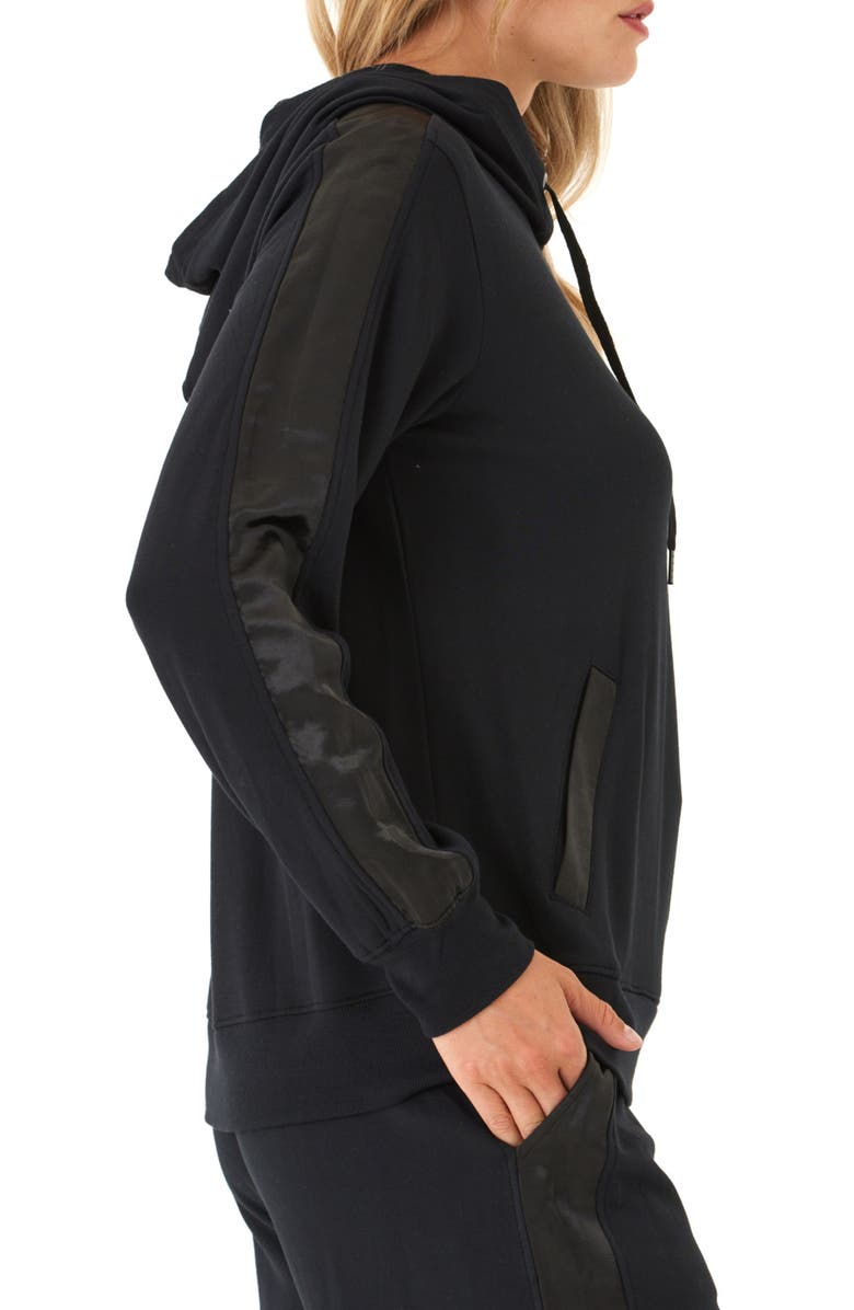 Threads 4 Thought Romi Feather Fleece Hoodie, Alternate, color, Black