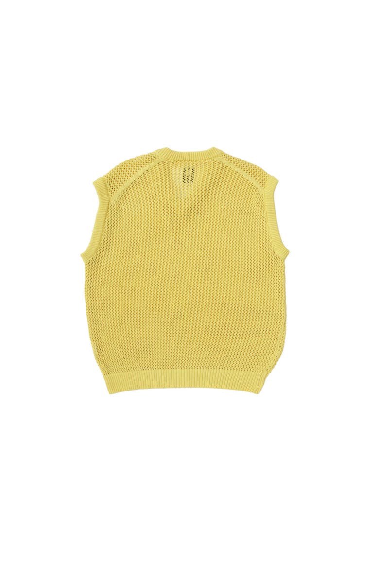 Knitted Vest, Alternate, color, Dry Sunflower