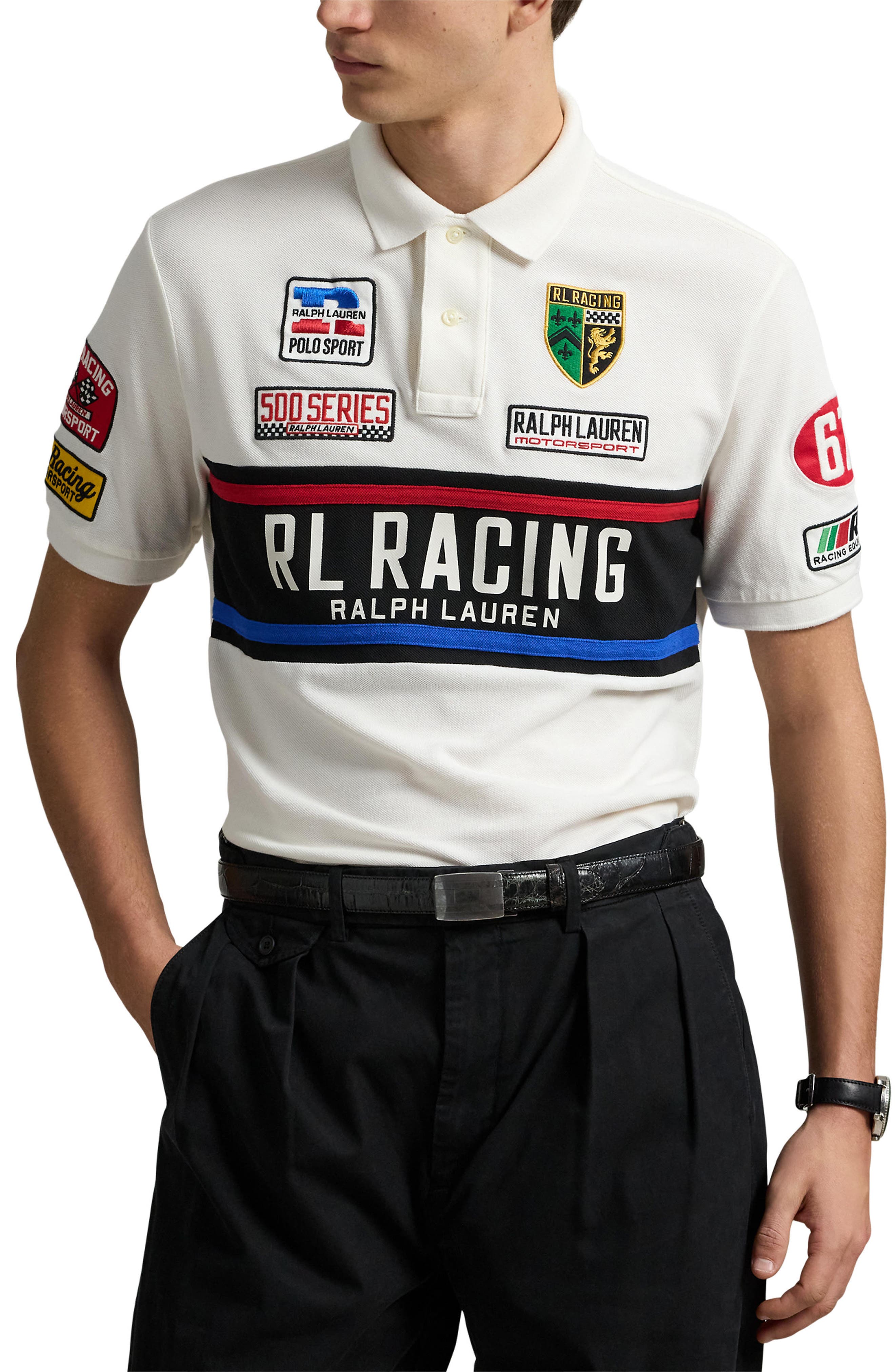 Polo Ralph Lauren Classic Fit Motorsport Mesh Polo (Men) | Nordstrom