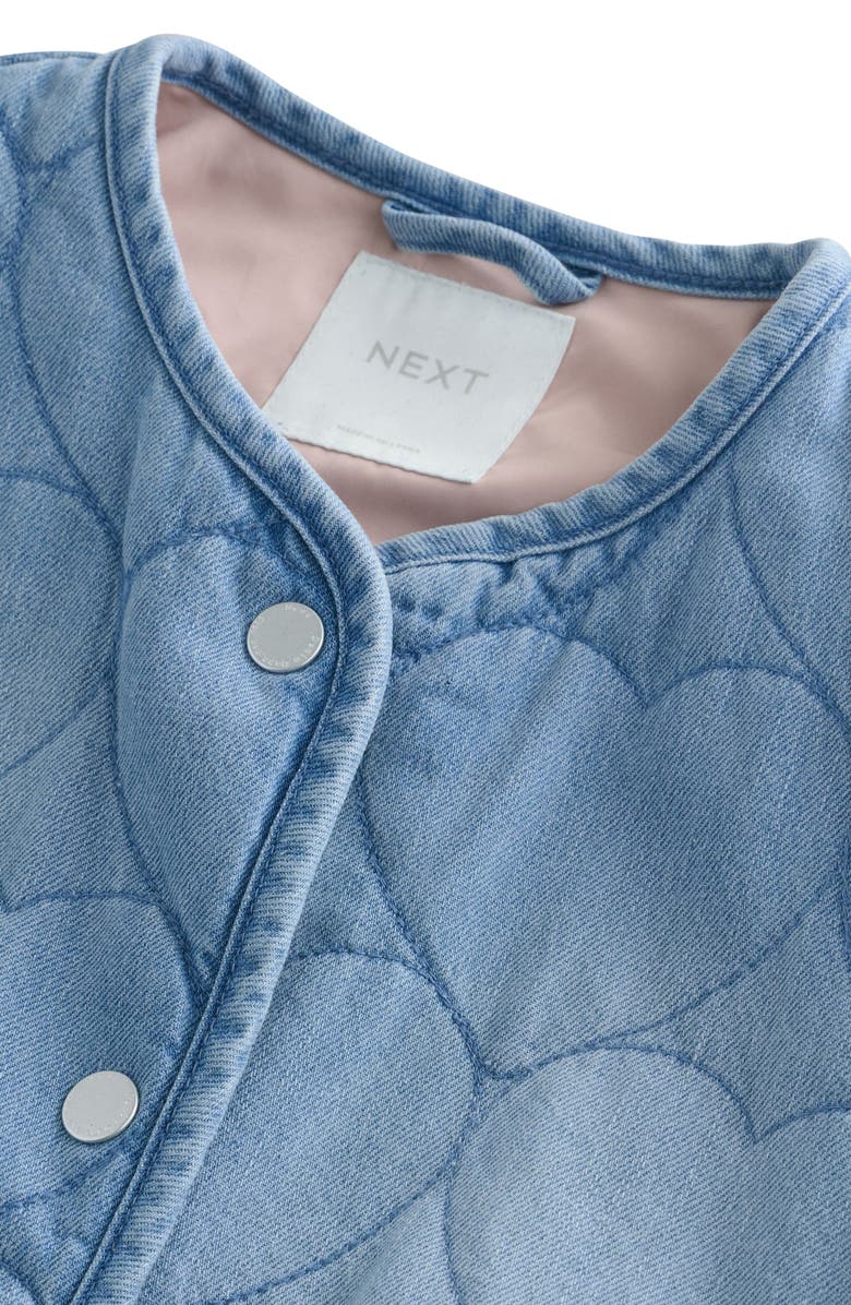 NEXT Kids' Quilted Denim Jacket, Alternate, color, 