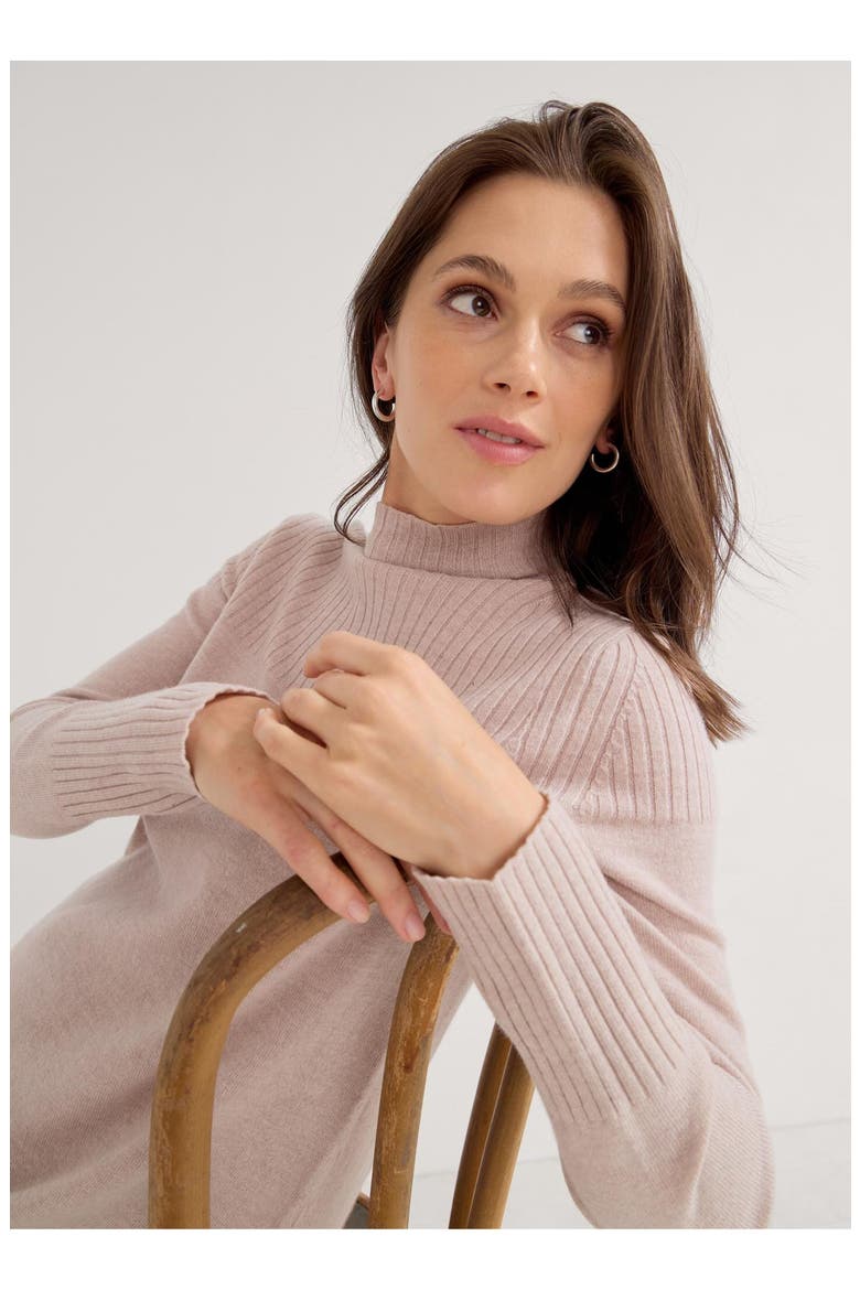 The Peyton Sweater Dress, Alternate, color, Oat-Melange