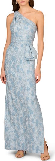 Aidan Mattox by Adrianna Papell Metallic Floral Jacquard One Aidan Mattox by Adrianna Papell Metallic Floral Jacquard One