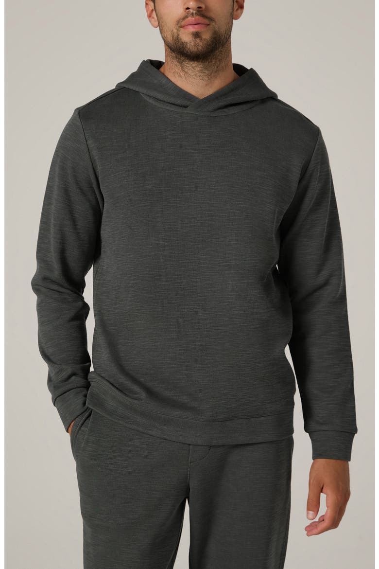 Shoreline Cotton Blend Hoodie, Main, color, BASIL