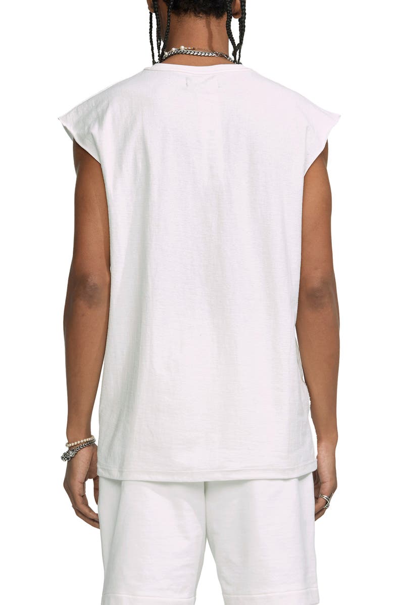 PURPLE BRAND Newsprint Muscle Tee, Alternate, color, 