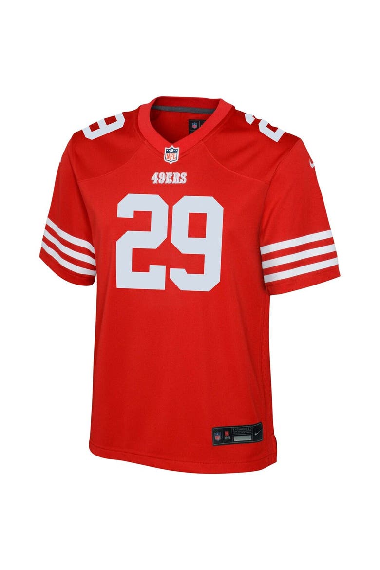 Youth Nike Talanoa Hufanga Scarlet San Francisco 49ers Game Jersey, Alternate, color, Scarlet