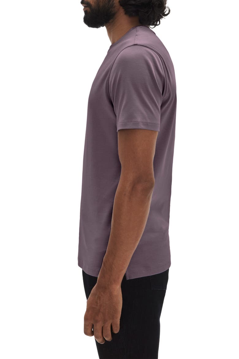 Georgia Pima Cotton T-Shirt, Alternate, color, EVENING PURPLE