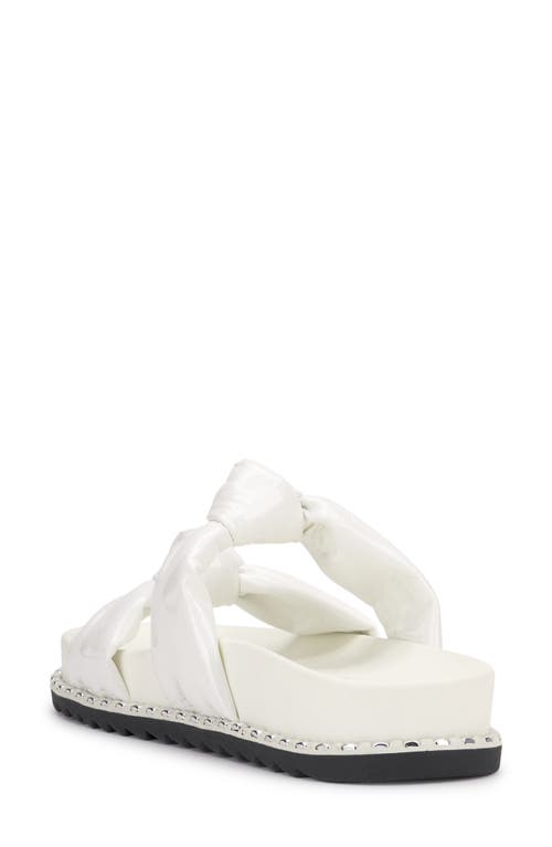 Jessica Simpson Caralyna Platform Slide Sandal In White