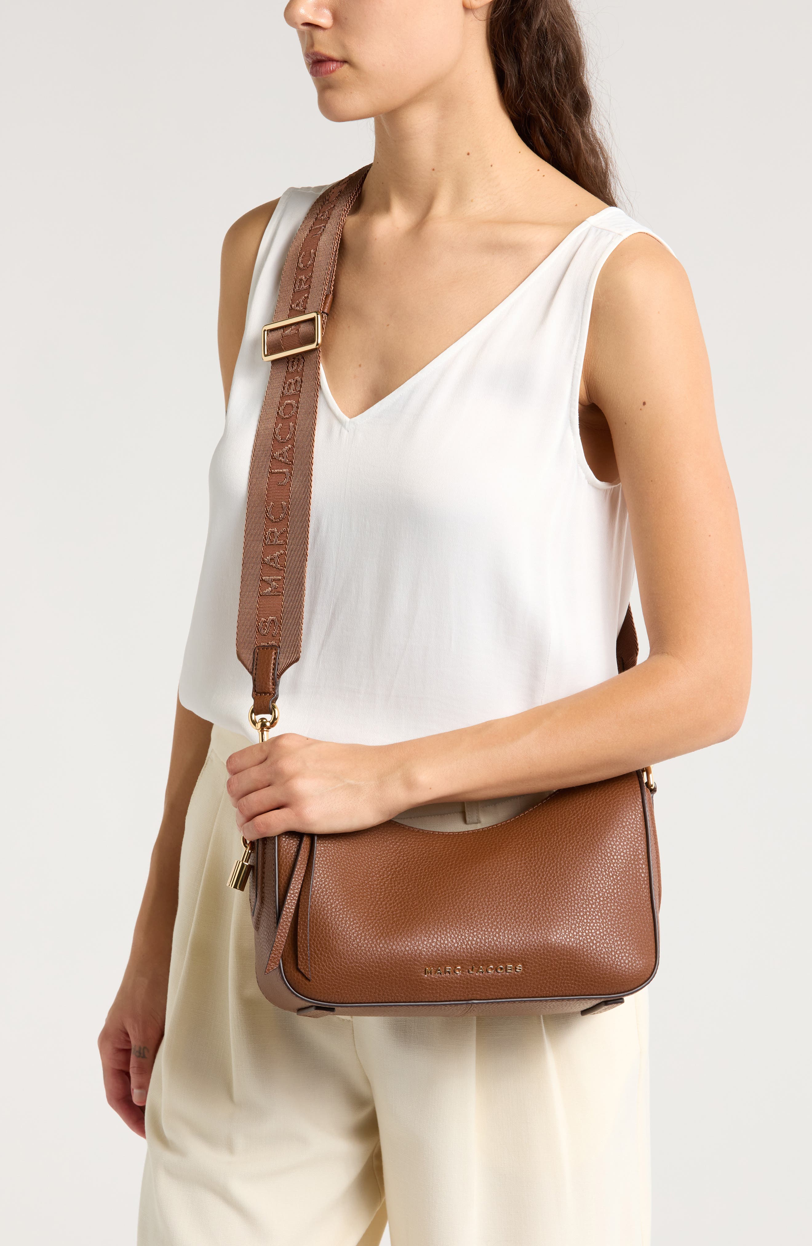 Drifter Convertible Shoulder Bag, Alternate, color, COGNAC