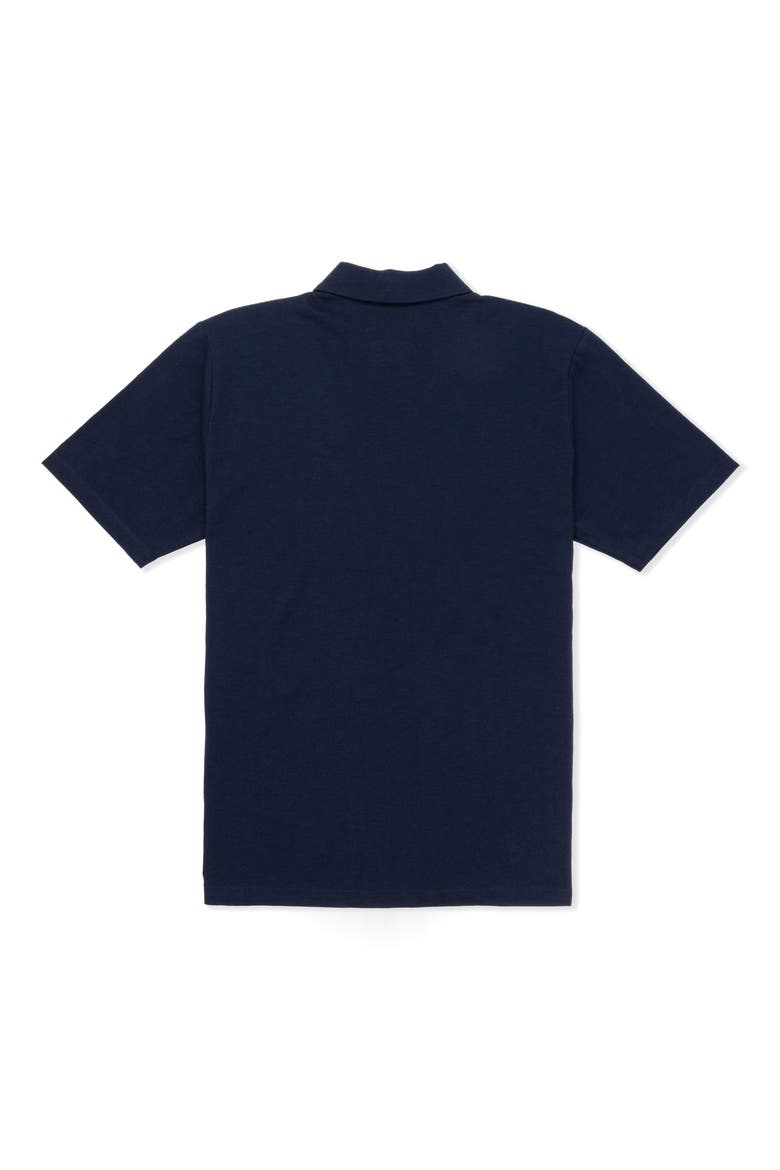 Icon Slub Polo, Alternate, color, OBSIDIAN