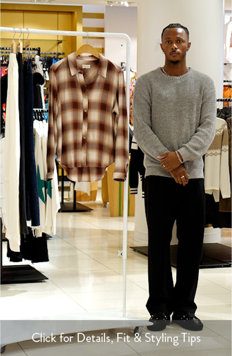 Dappne Plaid Button-Up Shirt, sales video thumbnail