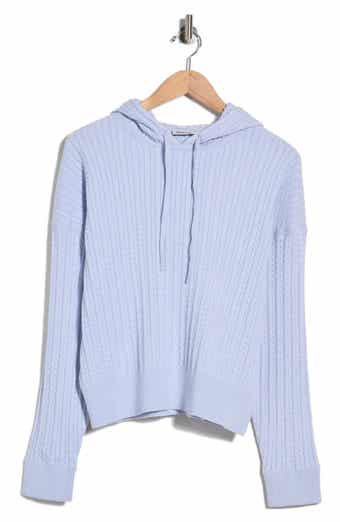 Cable Knit Cotton & Cashmere Hoodie