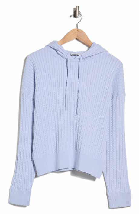 Cable Knit Cotton & Cashmere Hoodie