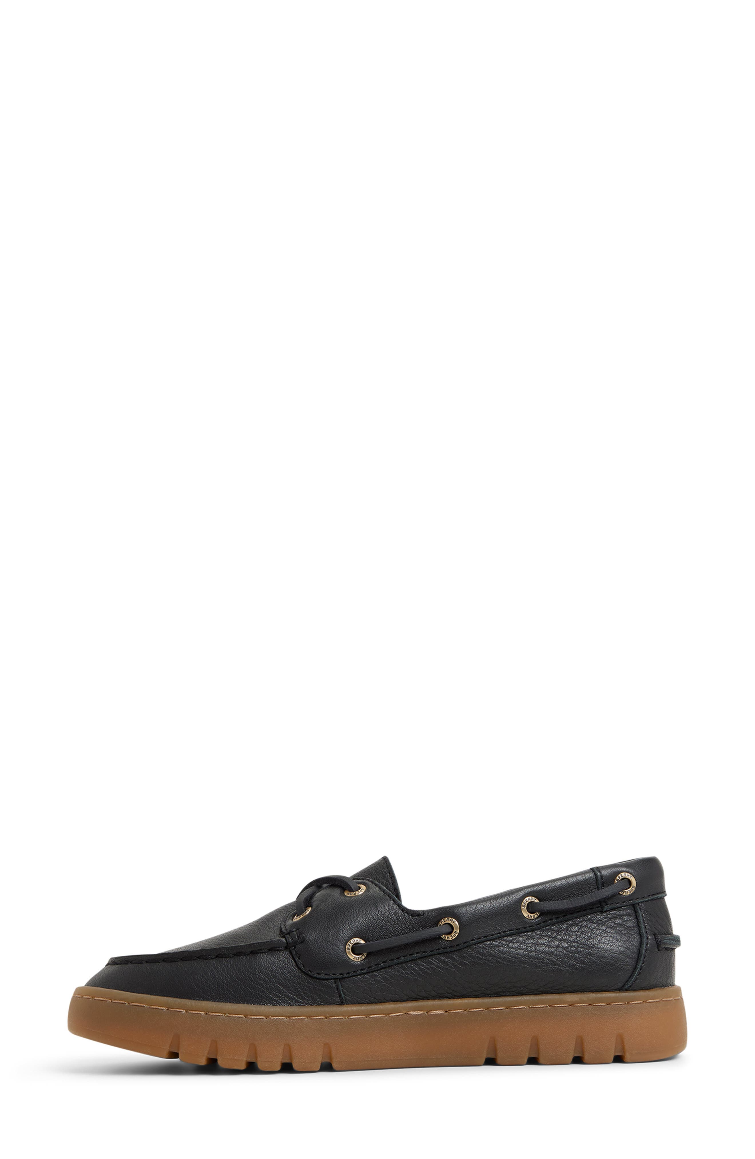 Sperry Keely Boat Shoe, Alternate, color, Black