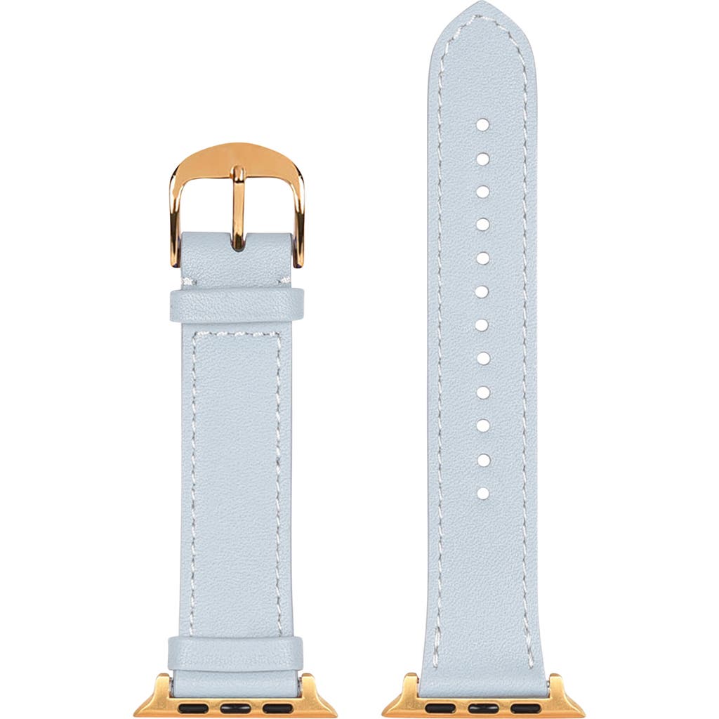 Hyer Goods Upcycled Leather Apple Watch Band In Multi