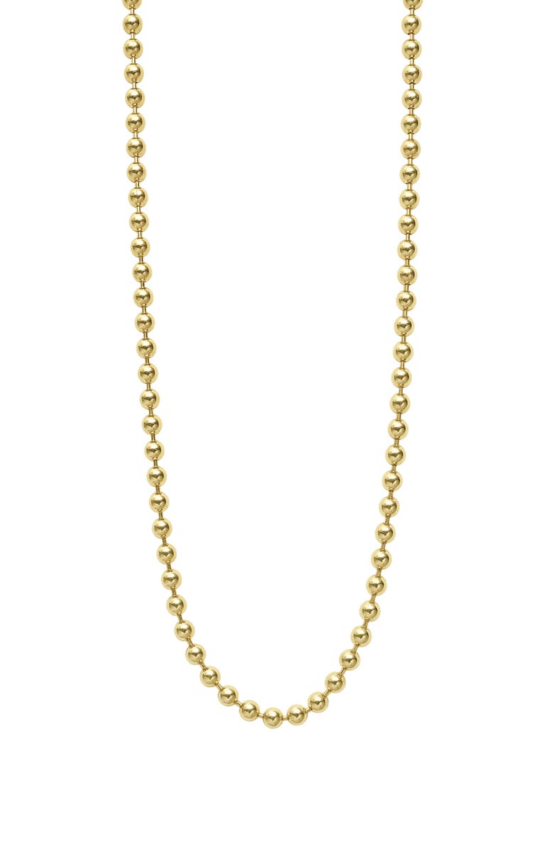 LAGOS Signature Caviar Ball Chain Necklace, Alternate, color, 
