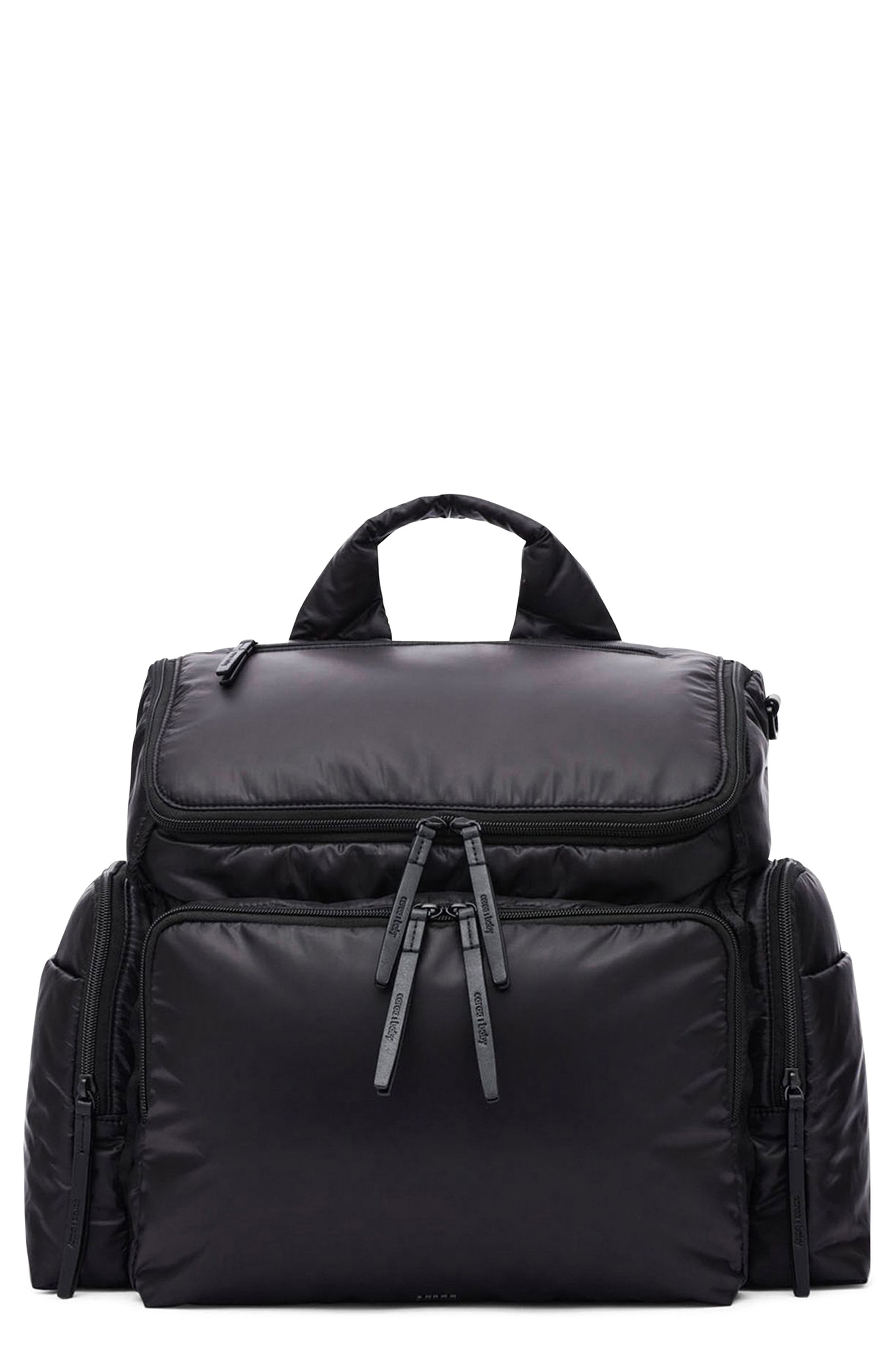 Caraa Large Baby Bag Diaper Bag, Main, color, Black