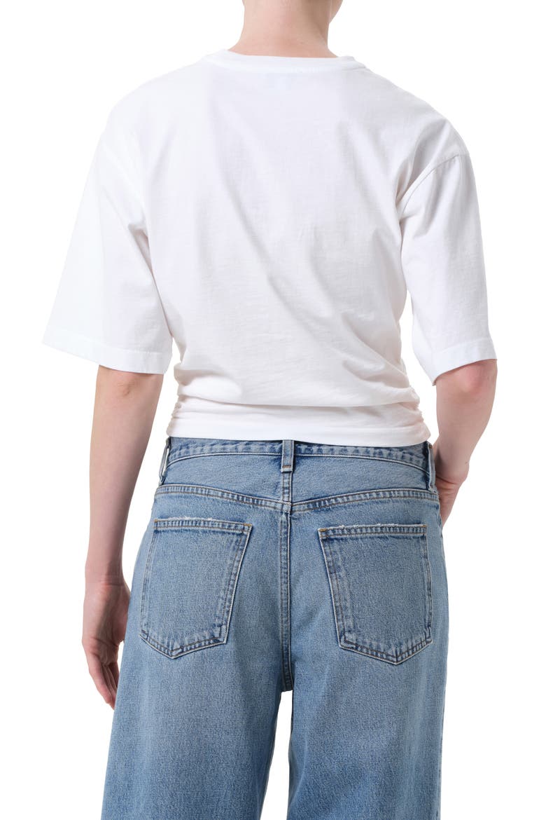 Shari Cotton T-Shirt, Alternate, color, WHITE