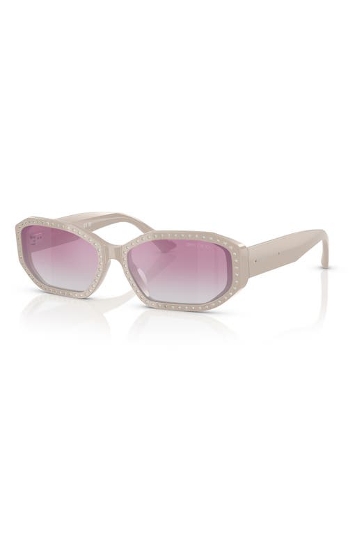 Jimmy Choo Sunglasses In Silver/ash