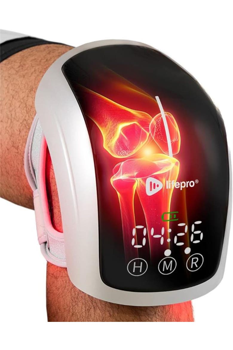 Biorecover Knee Massager with Heat & Red Light Therapy for Knee Brace  Infrared Therapy Device, Main, color, Knee Messager