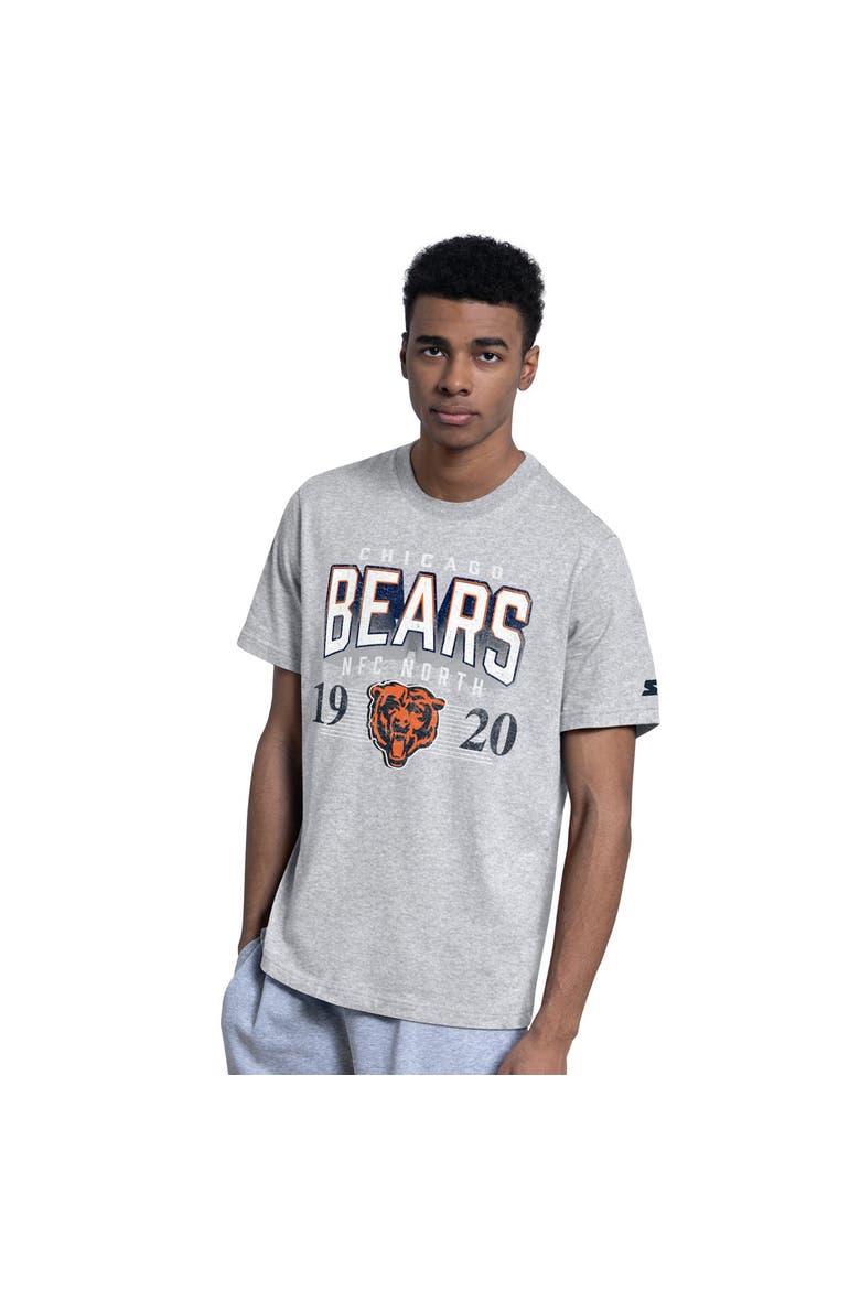 Men's Starter  Navy/Gray Chicago Bears Two-Pack Logo T-Shirt Set, Alternate, color, Navy