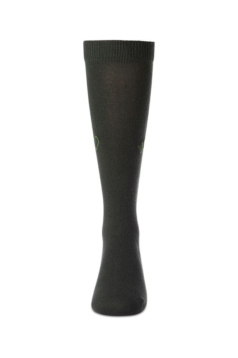 HI!-Graphic Knee High Sock, Alternate, color, Olive