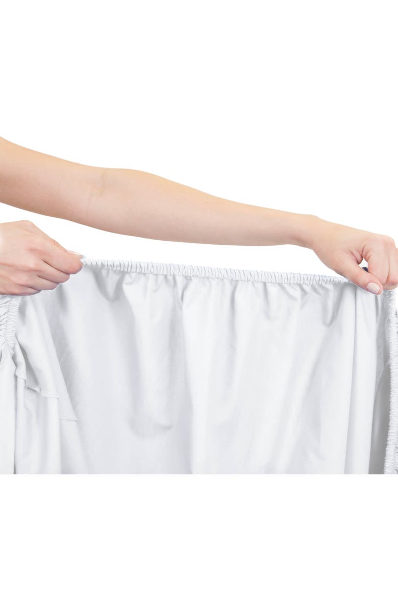 Modern Living Set of 2 Cotton Sateen Pillowcases, Alternate, color, White