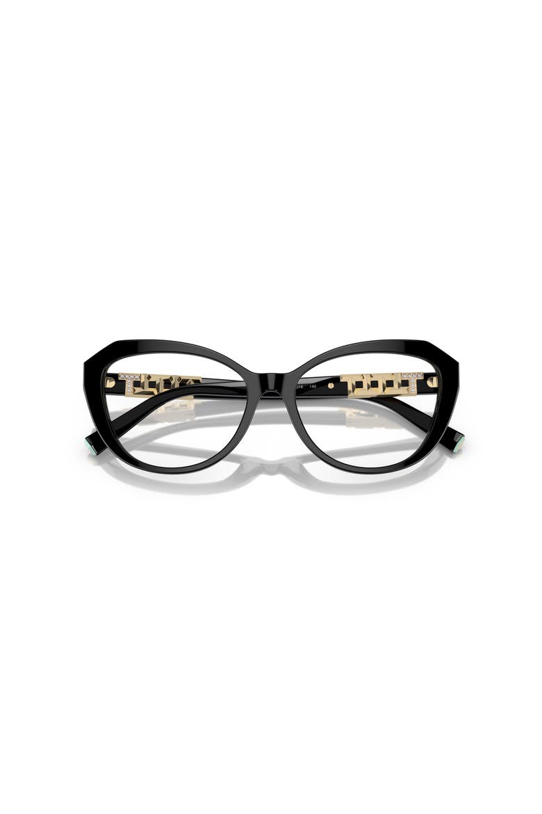 54mm Cat Eye optical glasses, Alternate, color, Black