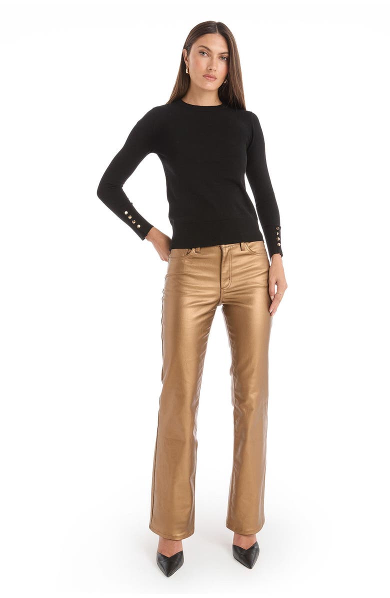 The Noli Shop Marcela Knit Top, Alternate, color, Black